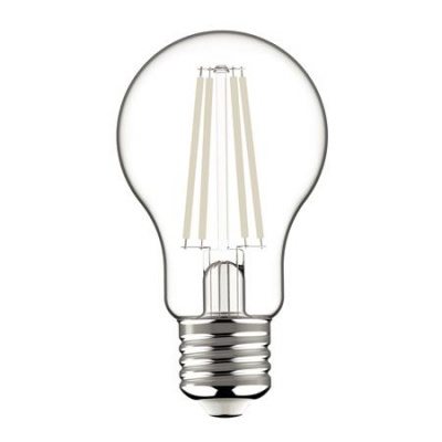 LED izzó, filament, E27, gömb, A60, 4,5W, 470lm, 2700K, AVIDE