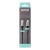 Töltőkábel, USB-C - USB-C, 27W, 1 m, AVAX "CB316 Glowy", fehér