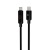 Töltőkábel, USB-C - USB-C, 60W, 1 m, AVAX "CB654 Pulsey", szürke